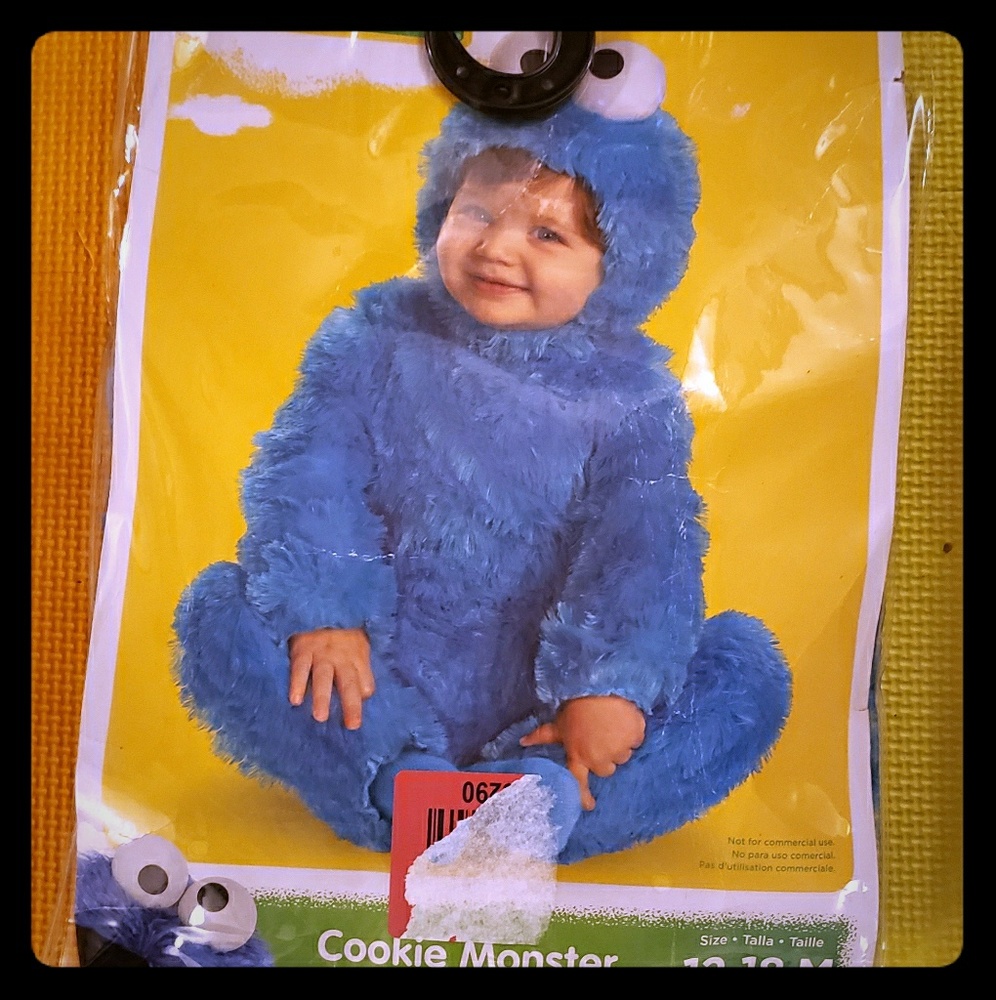 Cookie monster & Elmo Halloween costume